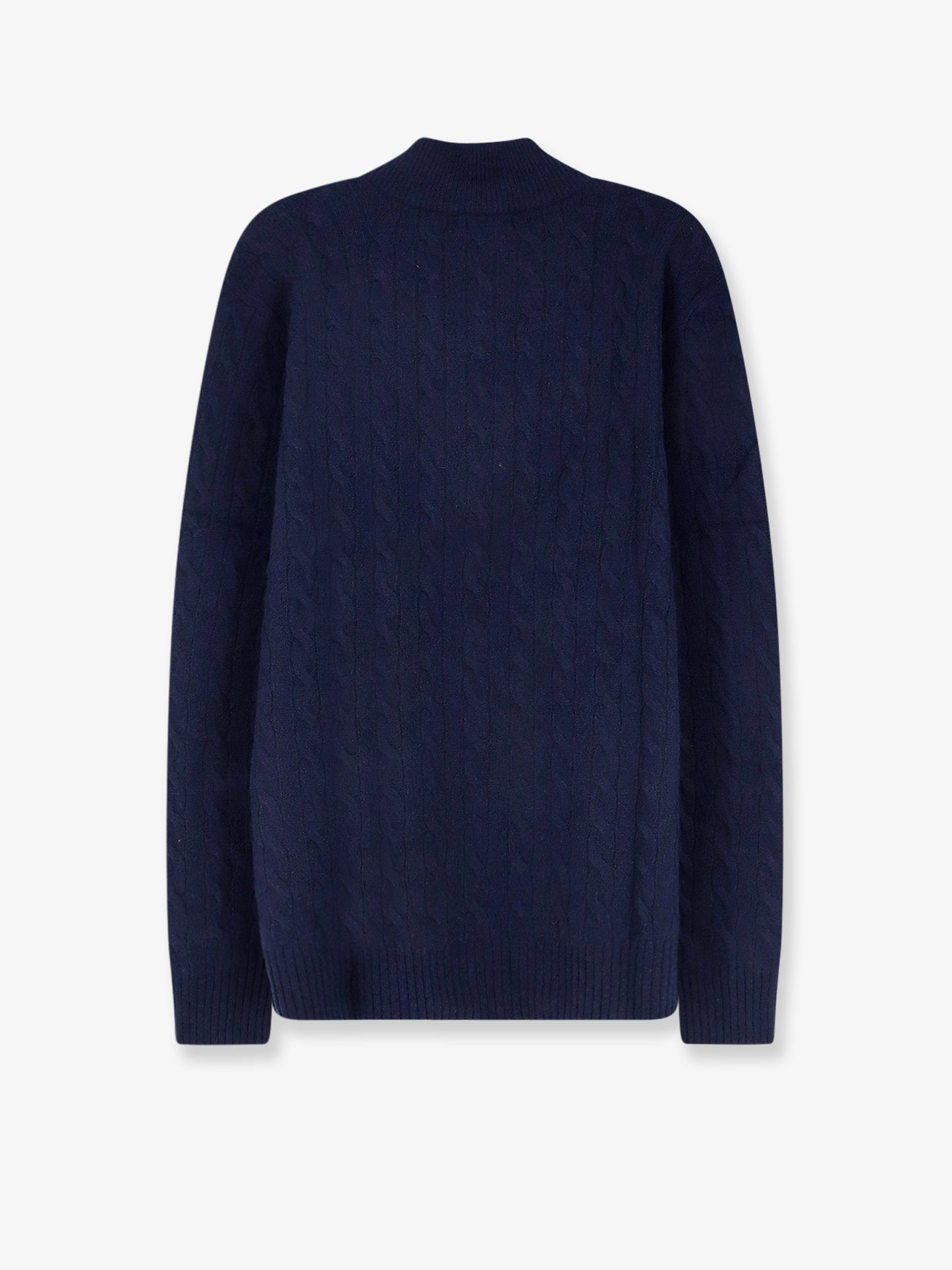 Wool and cashmere cable knit sweater
