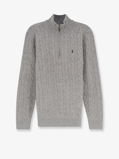 Cable-knit wool and cashmere sweater thumbnail