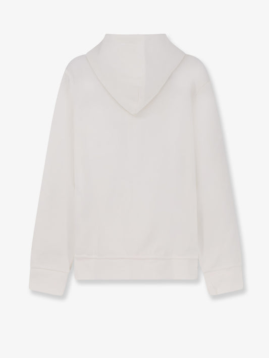 Cotton blend sweatshirt with iconic logo