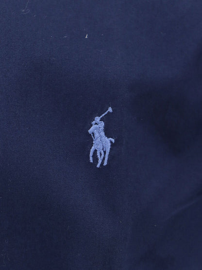 Cotton shirt with front embroidered logo thumbnail