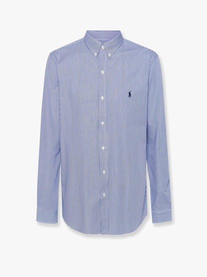 Camicia a righe in cotone stretch thumbnail