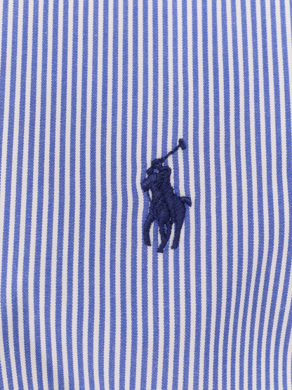 Camicia a righe in cotone stretch thumbnail