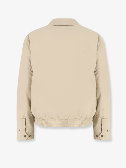 Nylon down jacket with contrasting embroidered logo thumbnail