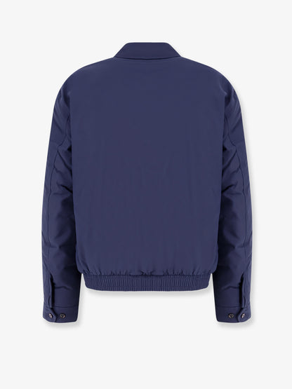 Nylon down jacket with contrasting embroidered logo thumbnail