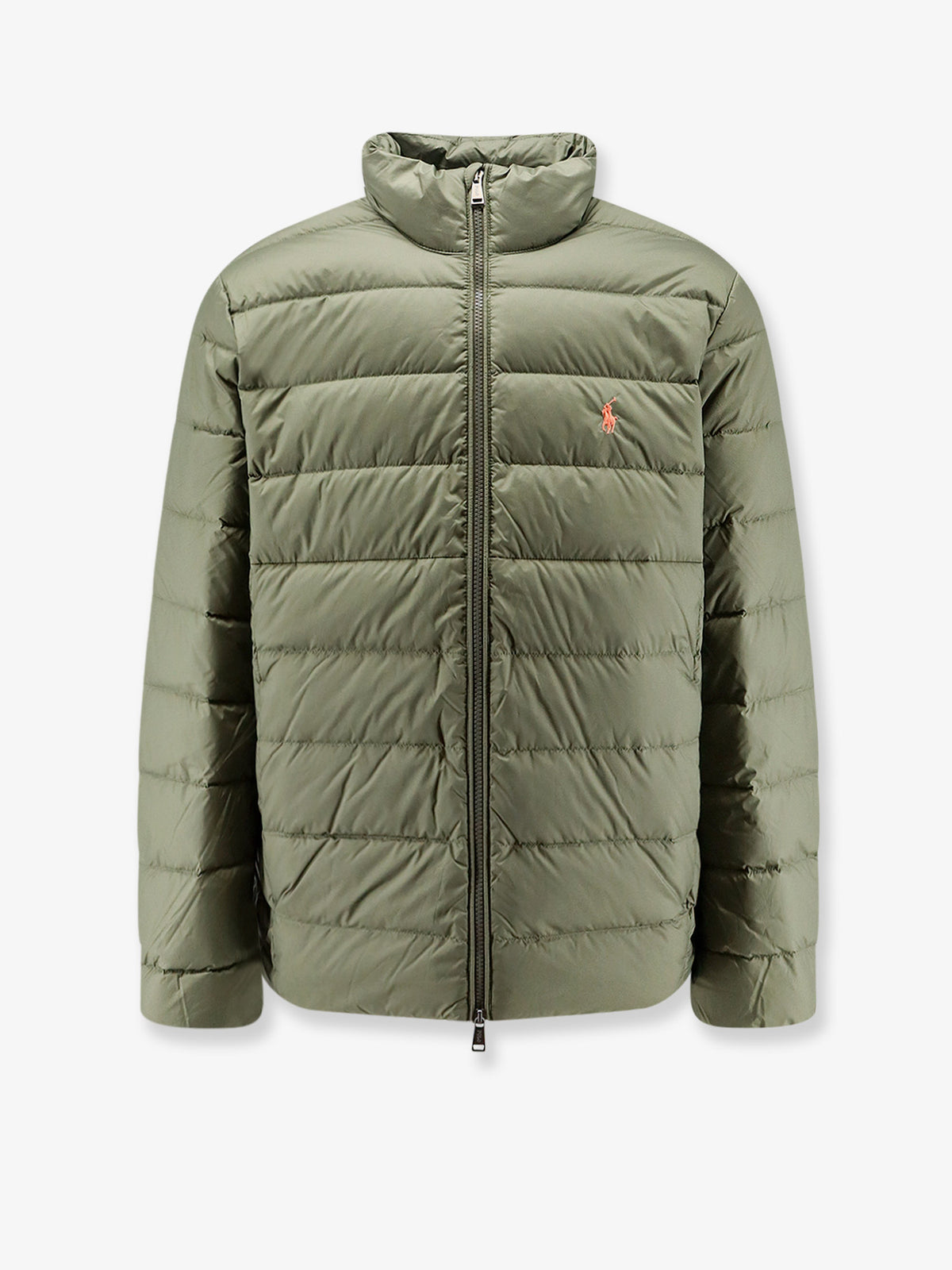 Packable down jacket made from recycled materials