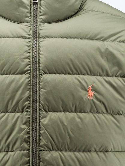Packable down jacket made from recycled materials thumbnail