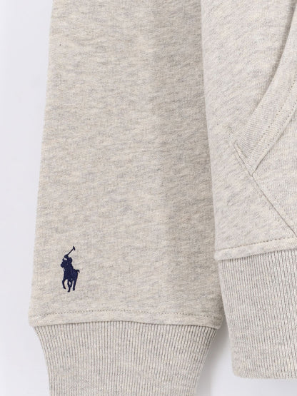 Hooded cotton blend sweatshirt thumbnail
