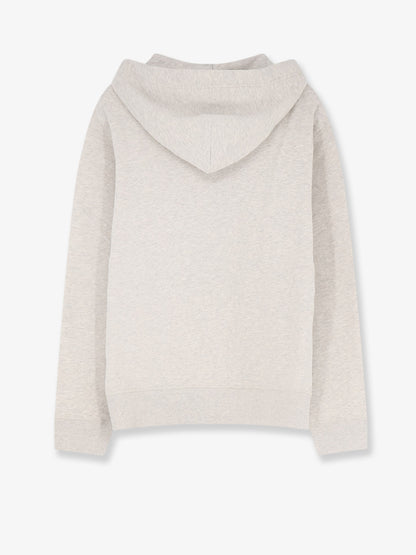 Cotton blend sweatshirt with hood thumbnail