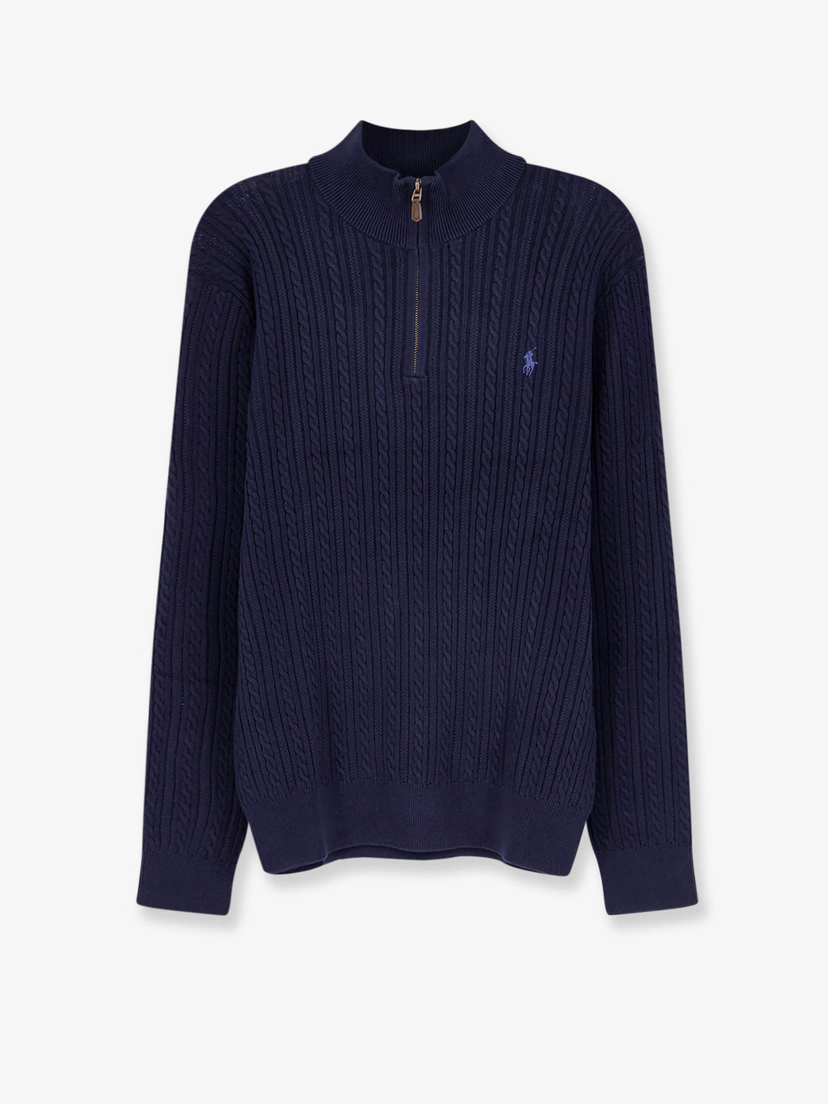 Cable Knit sweater with zip