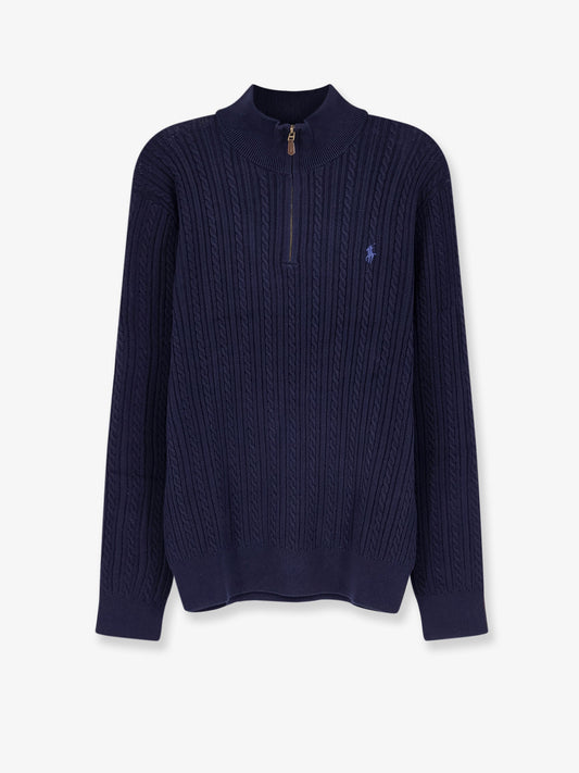 Cable Knit sweater with zip