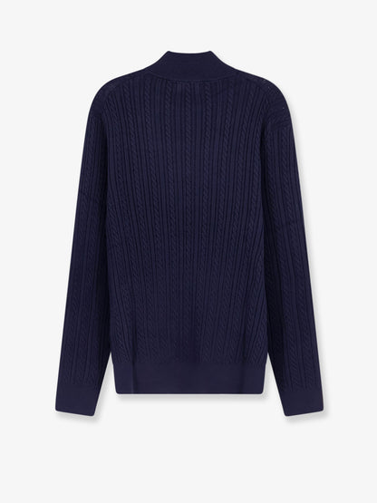 Cable Knit sweater with zip thumbnail