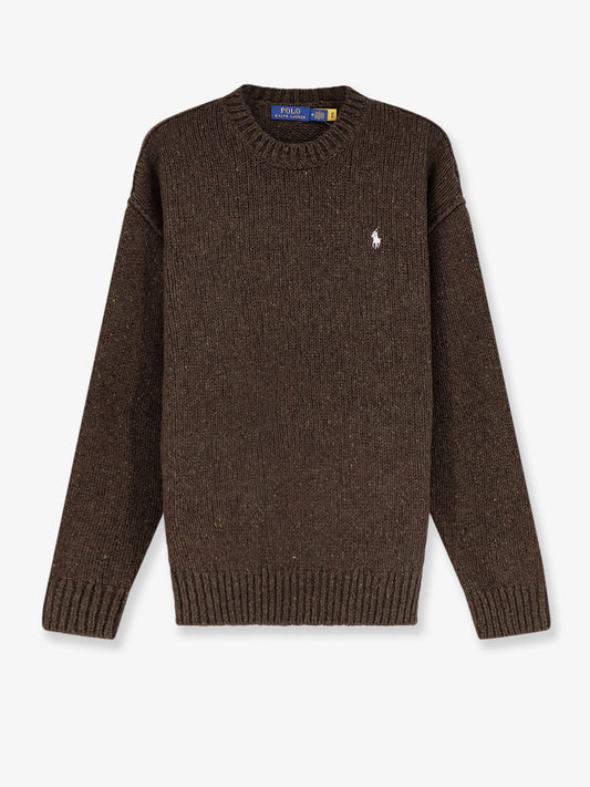 Melange wool blend sweater