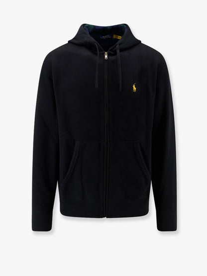 Hooded cotton blend sweatshirt thumbnail
