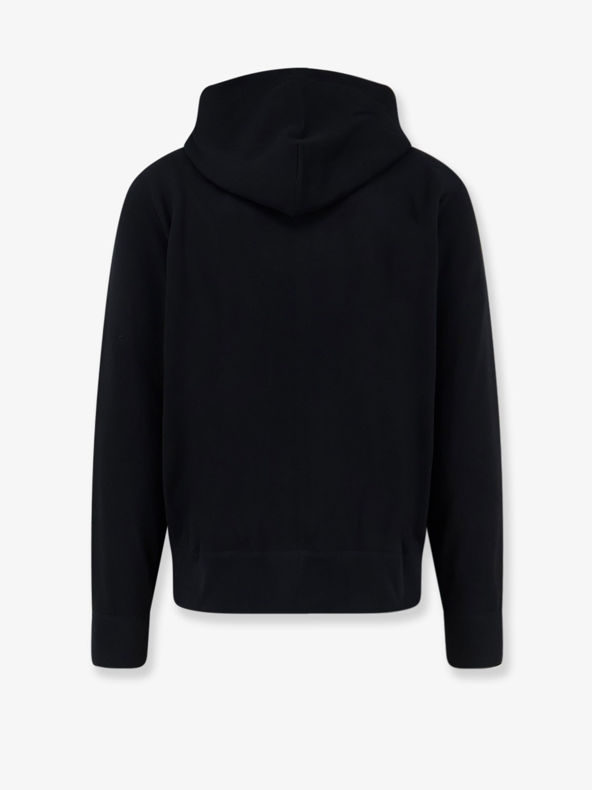 Hooded cotton blend sweatshirt
