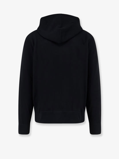 Hooded cotton blend sweatshirt thumbnail