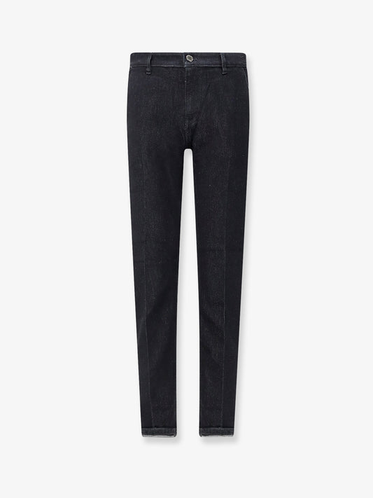 Indie black denim jeans