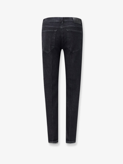 Indie black denim jeans thumbnail