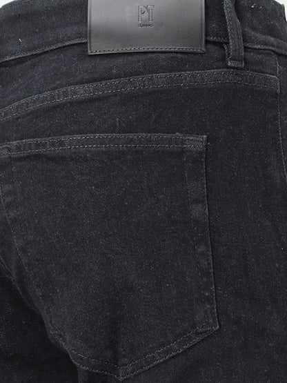 Indie black denim jeans thumbnail