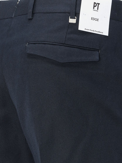 Michael trousers in a wool and cotton blend thumbnail