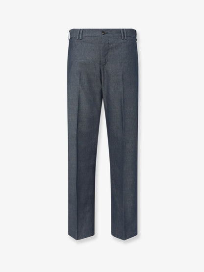 Michael trousers in a wool and cotton blend thumbnail