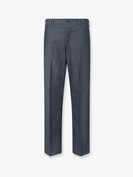 Michael trousers in a wool and cotton blend