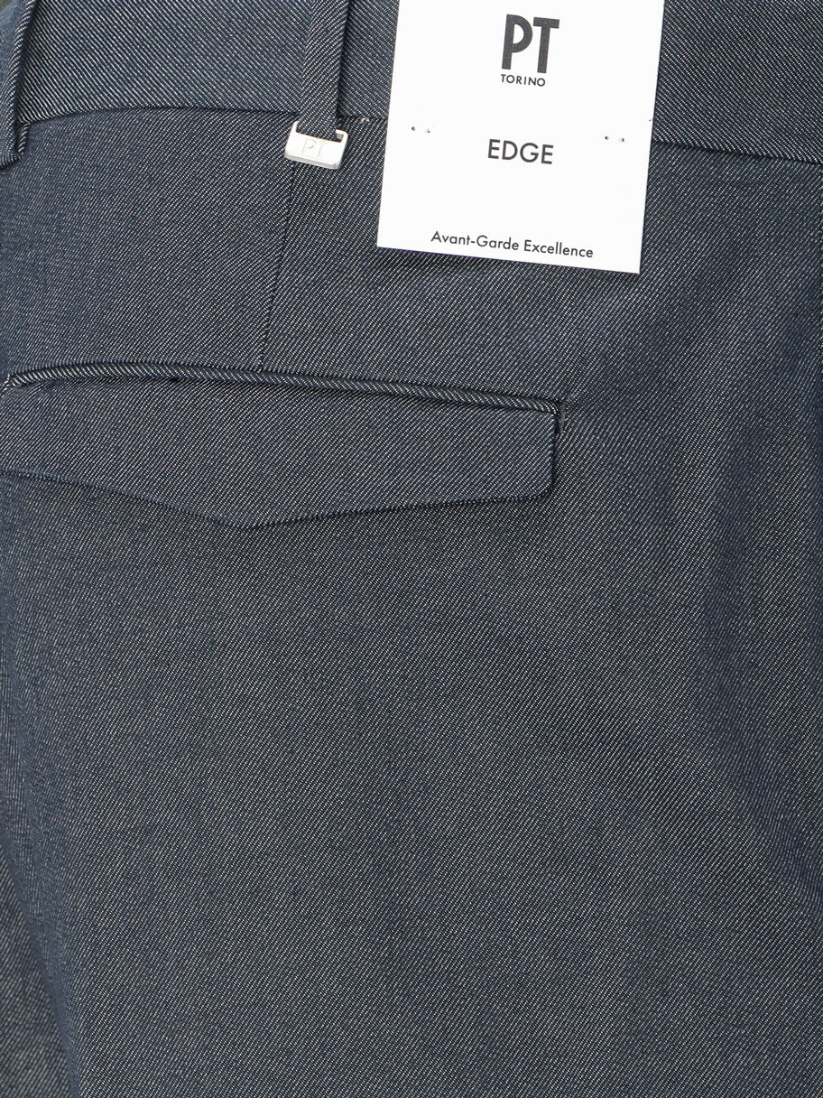 Michael trousers in a wool and cotton blend
