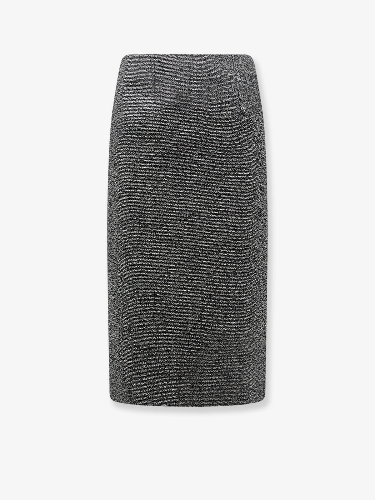 Tweed wool midi skirt