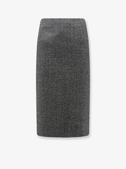 Tweed wool midi skirt thumbnail