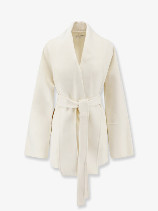 Marena wool and cashmere coat with shawl collar