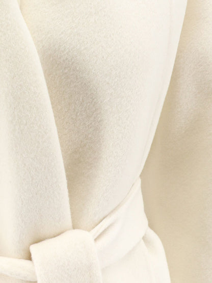 Marena wool and cashmere coat with shawl collar thumbnail