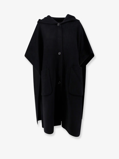 Rika wool and cashmere poncho thumbnail