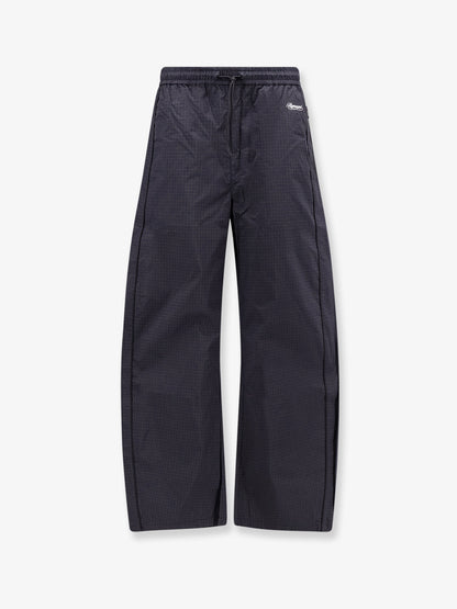 Riot Track cotton and nylon blend trousers with checked pattern thumbnail