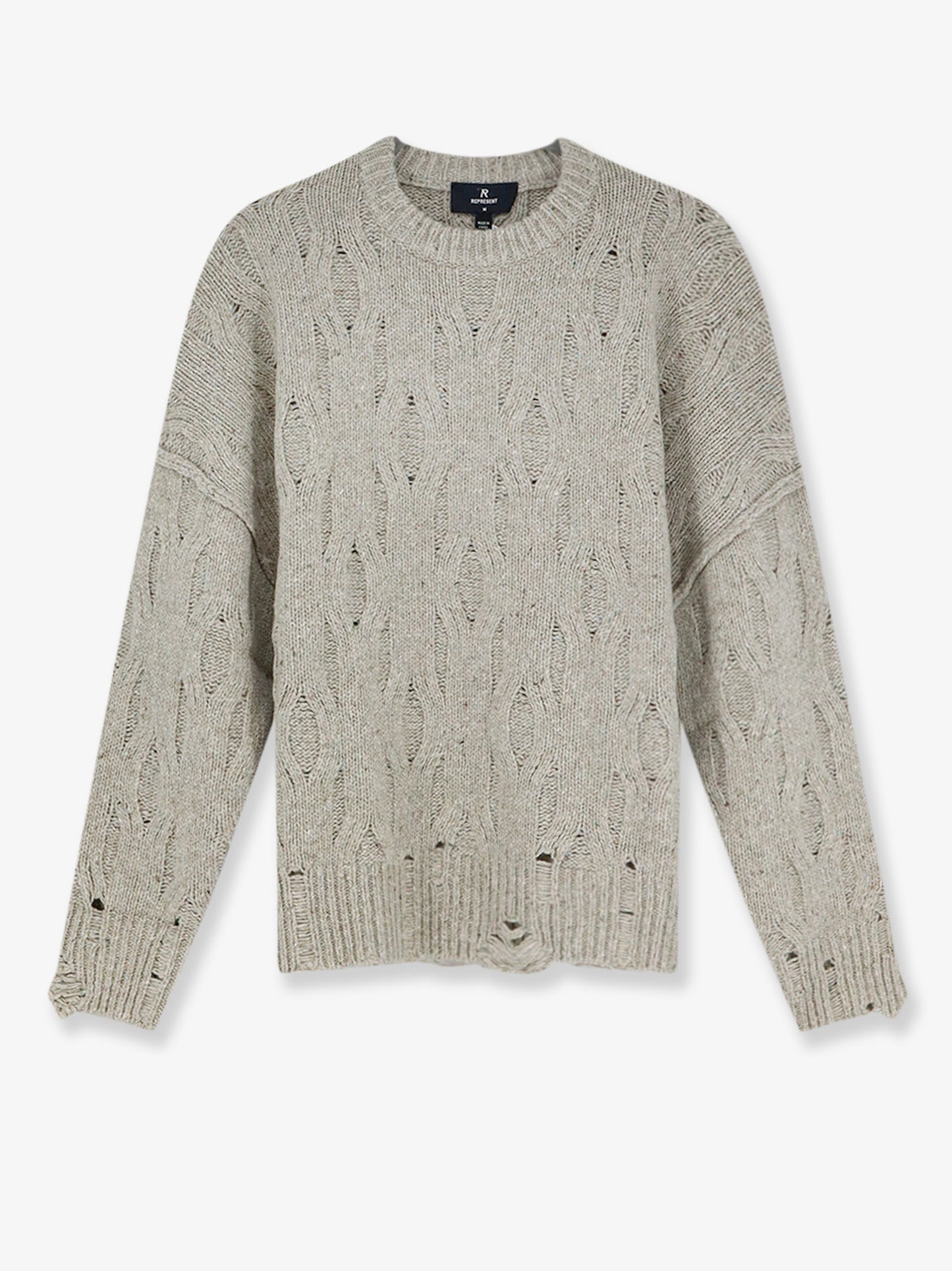 Wool and viscose blend sweater