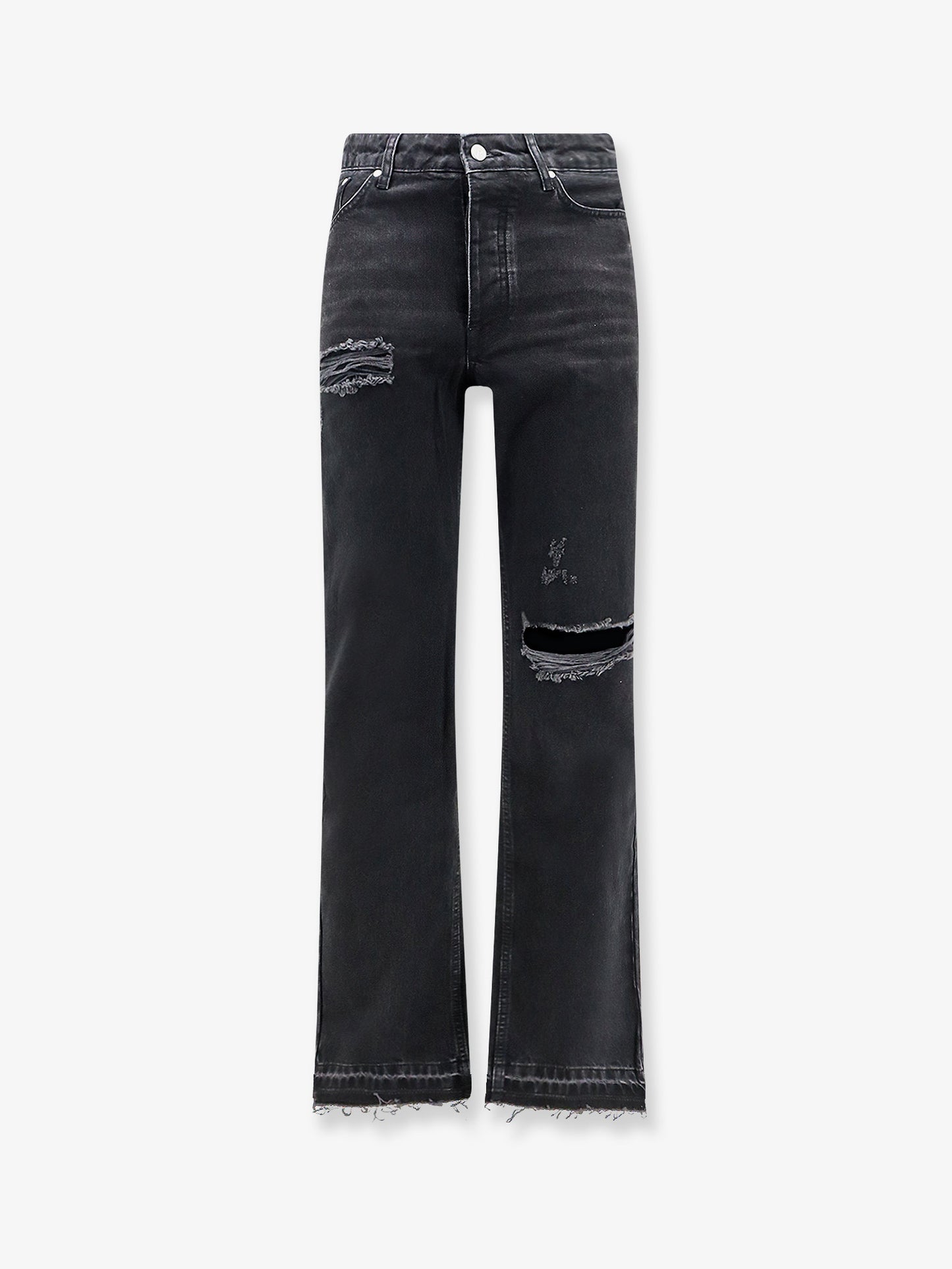 Heaton black denim jeans
