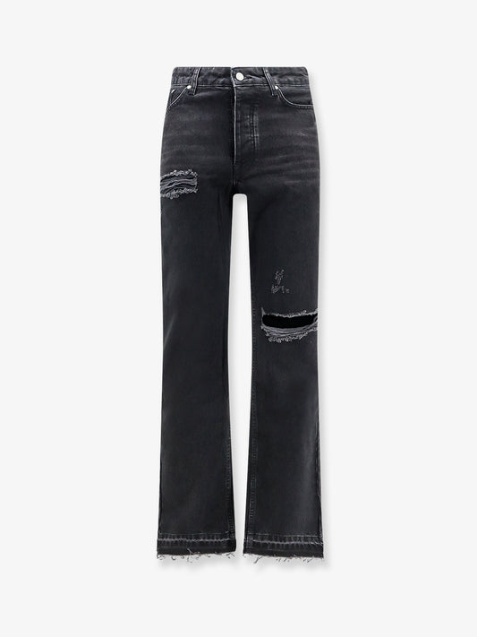 Heaton black denim jeans