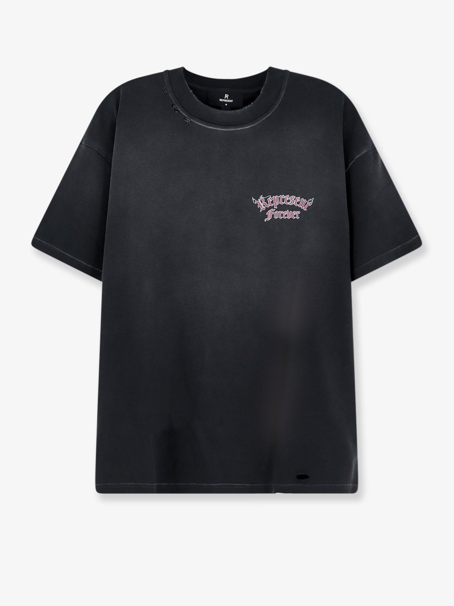 T-shirt in cotone effetto used