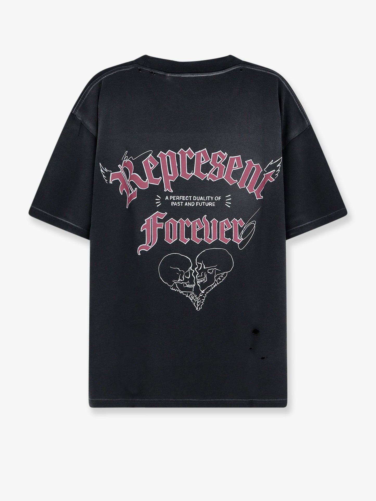 T-shirt in cotone effetto used