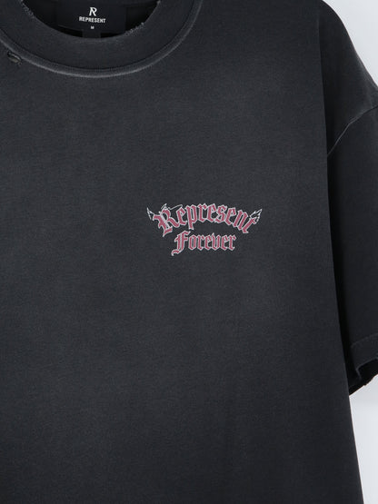 T-shirt in cotone effetto used thumbnail