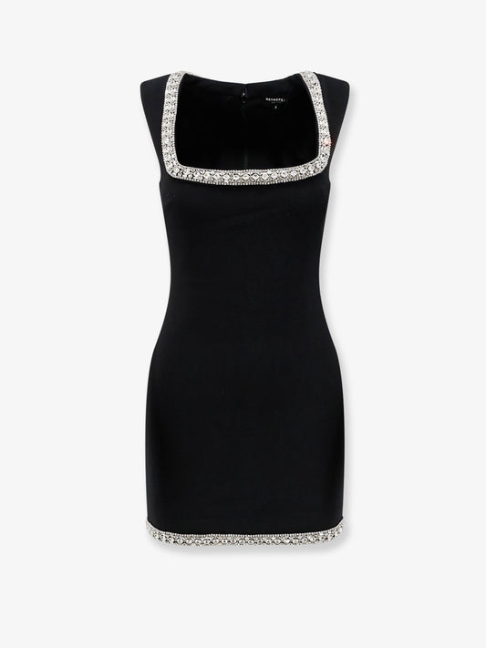 Stretch fabric mini dress