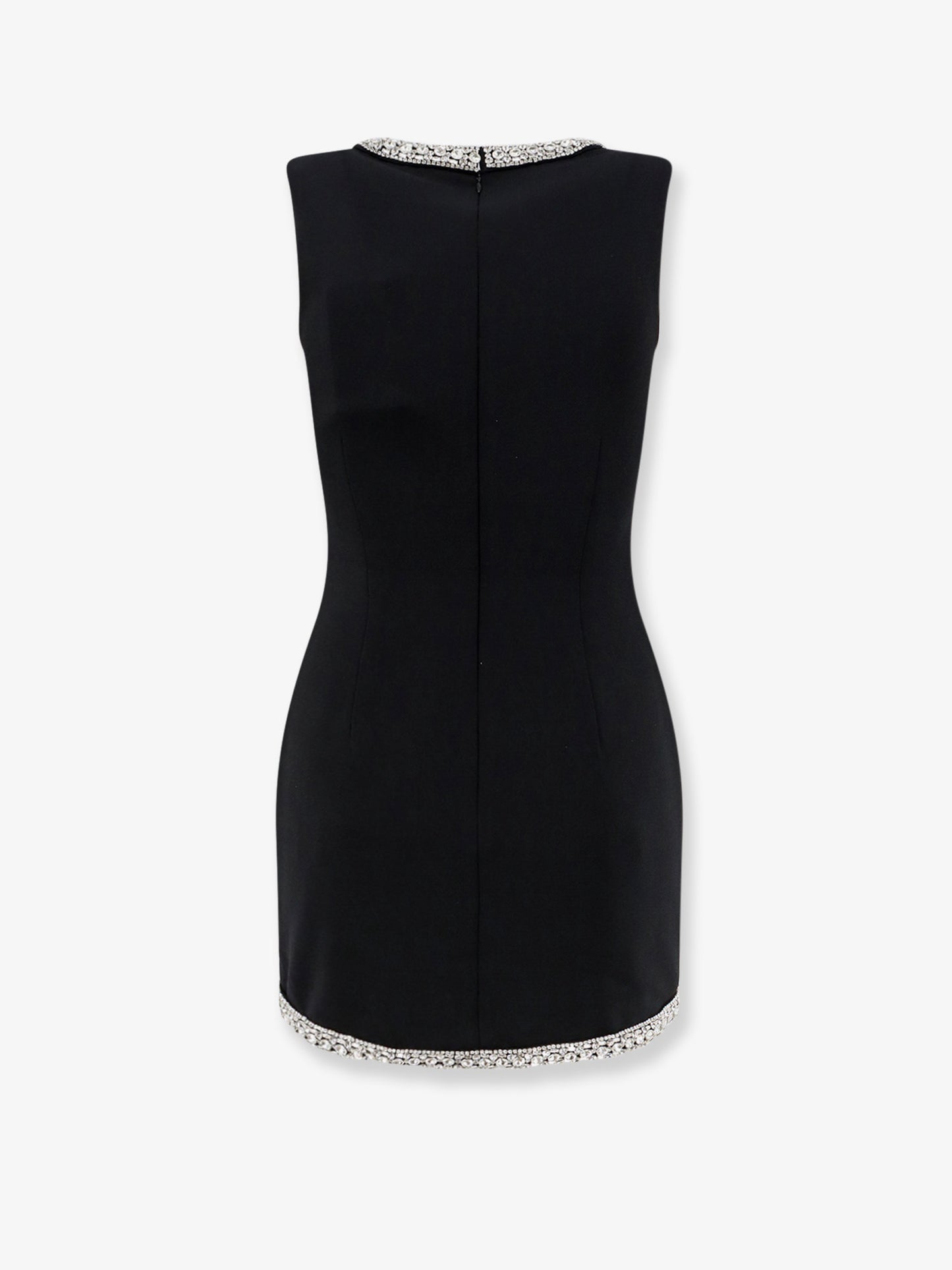 Stretch fabric mini dress