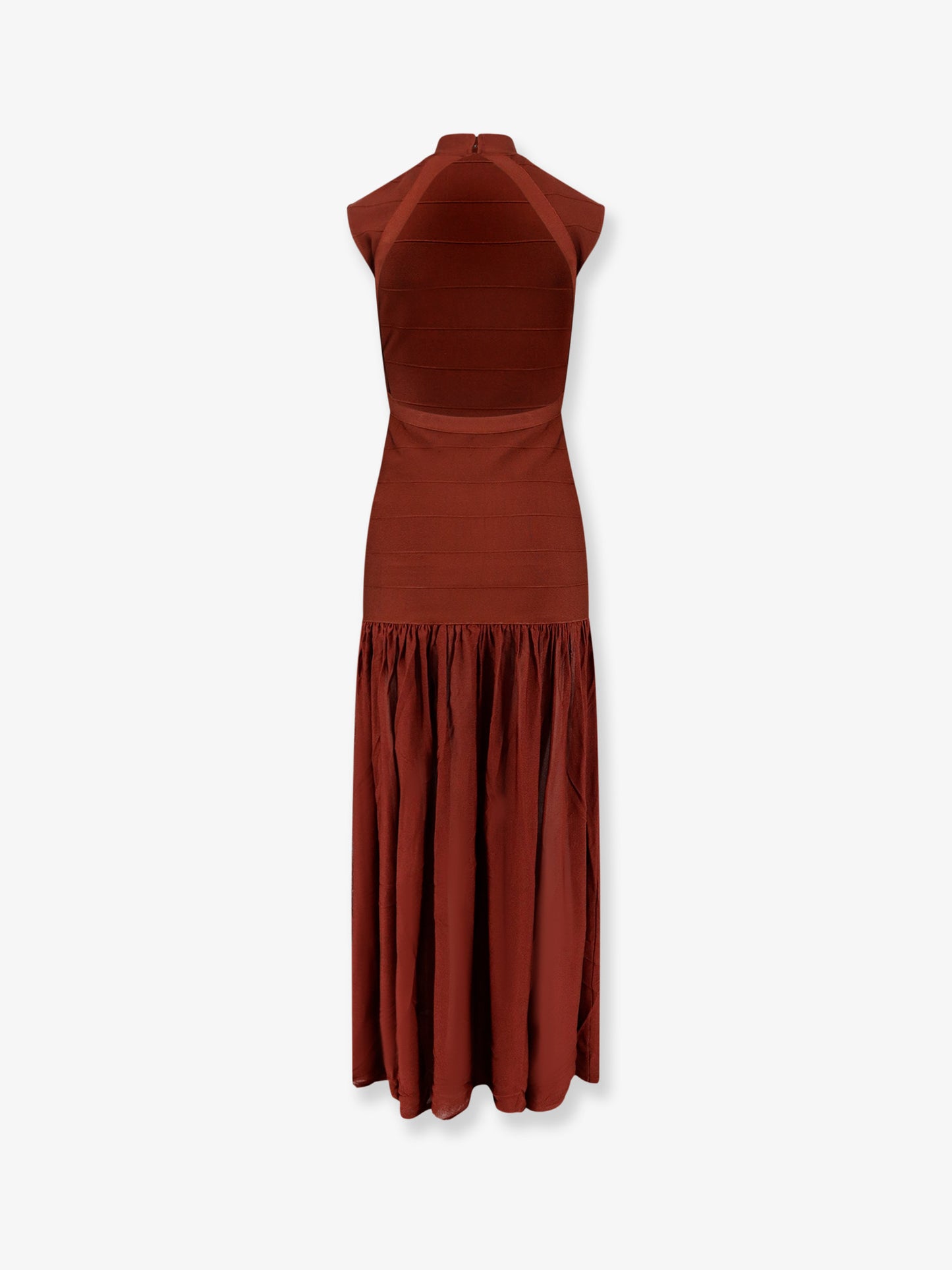 Zosima long viscose dress
