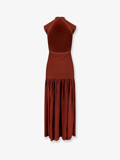 Zosima long viscose dress thumbnail