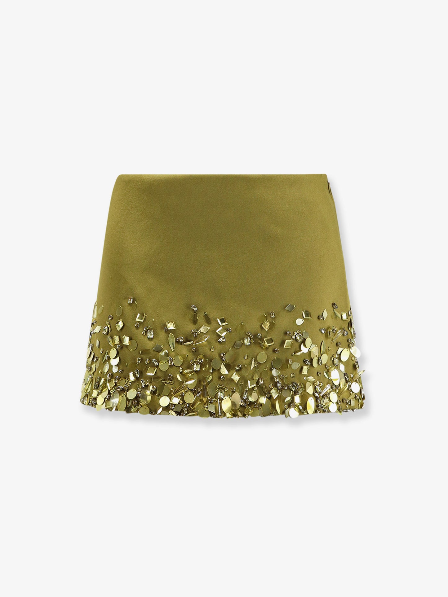 Mini Skirt with sequins and rhinestones