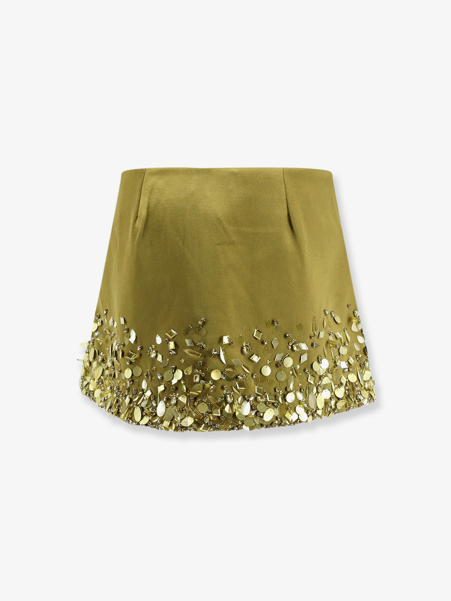 Mini Skirt with sequins and rhinestones