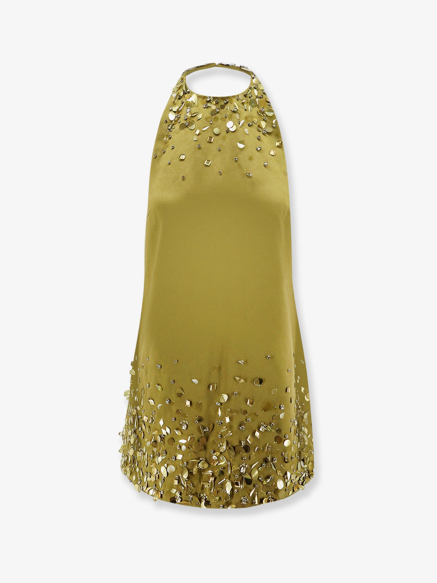 Vestito Mini con paillettes e strass