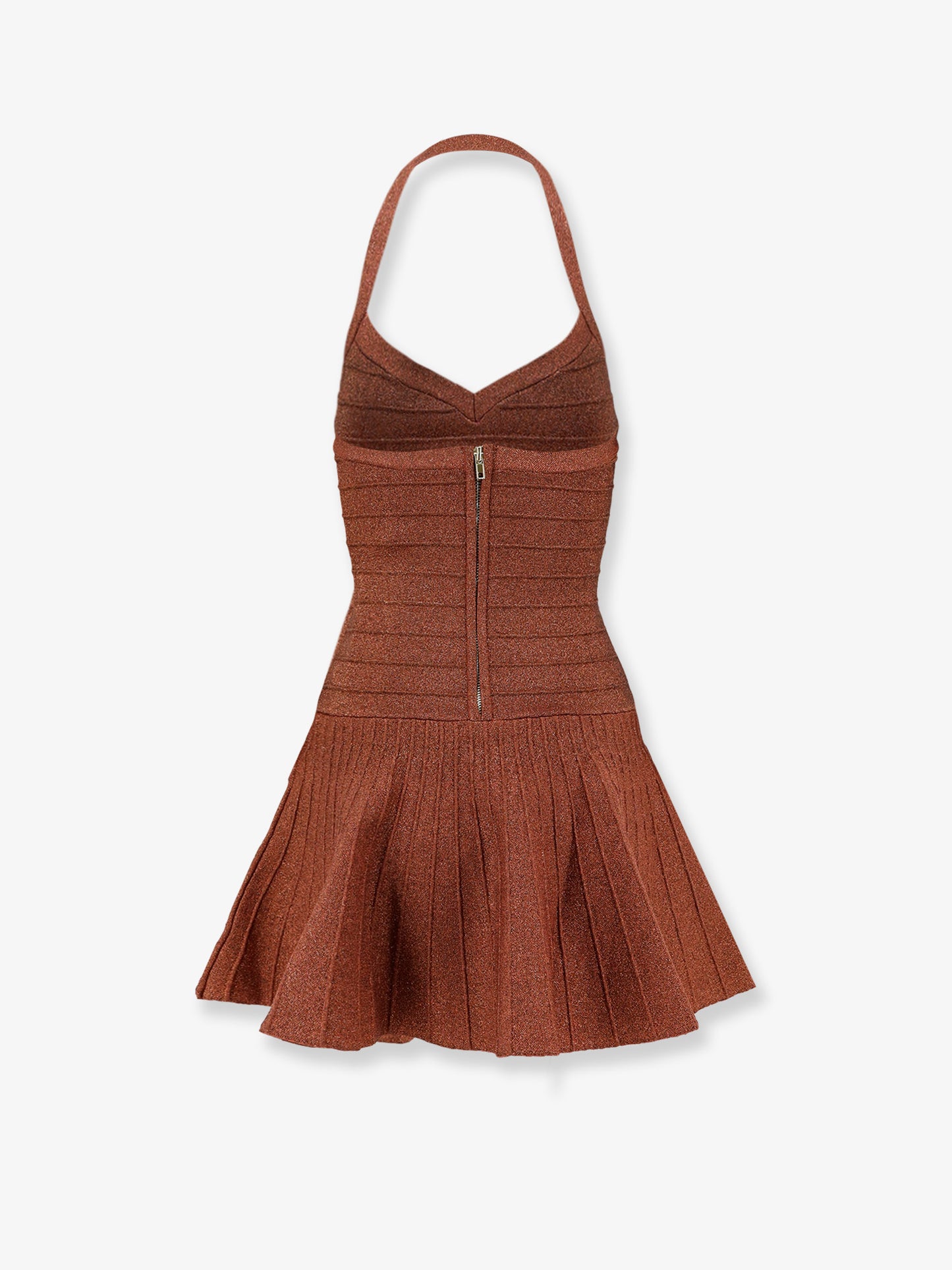 Vestito in maglia con effetto lurex
