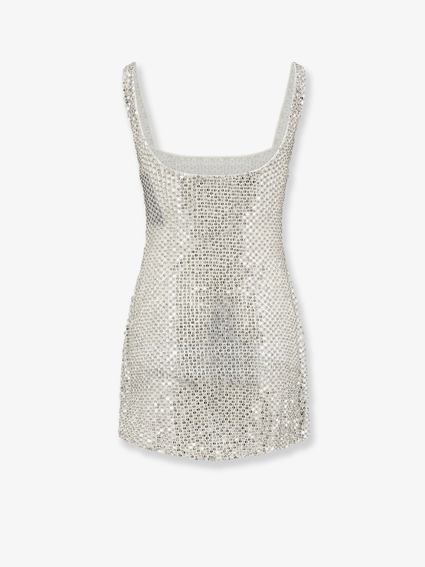 Mini dress with seqiuins and rhinestones