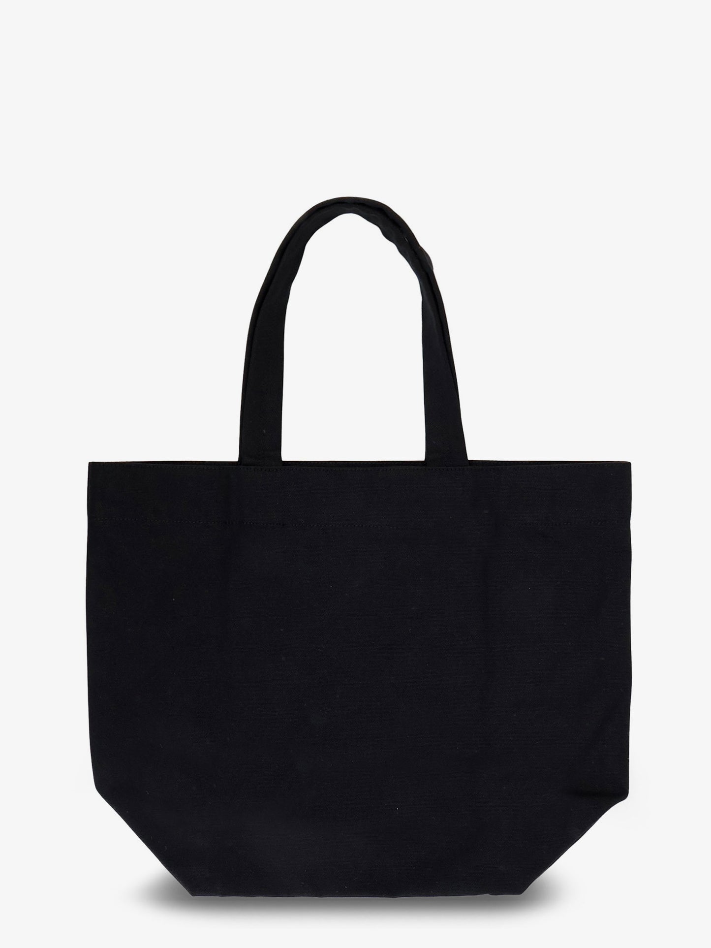 Canvas handbag with front logo