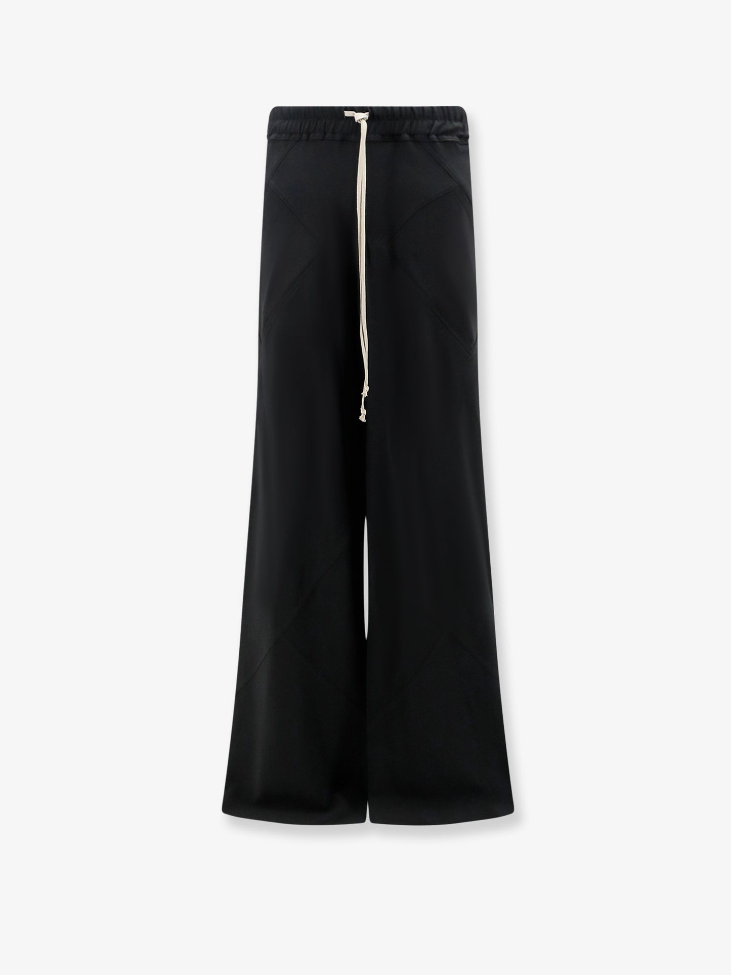 Bias viscose and silk trousers