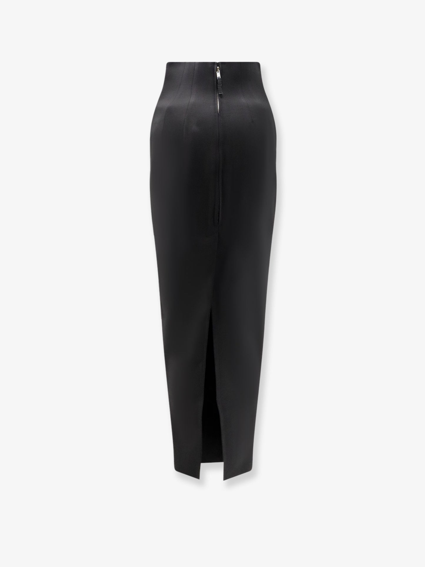 Dirt Pillar Long Stretch Wool Blend skirt